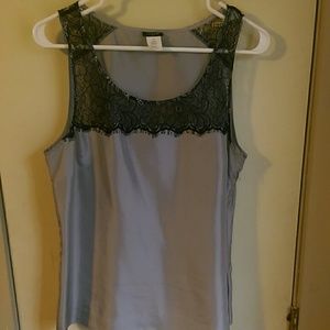 Silk and lace J.Crew sleeveless top