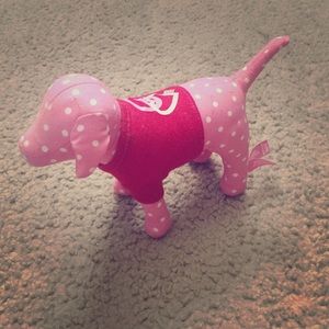 Pink Polka Dot Pink Mini Dog