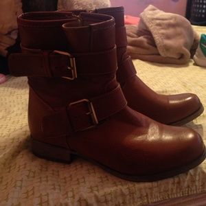 Brown ankle boots from Cotton on