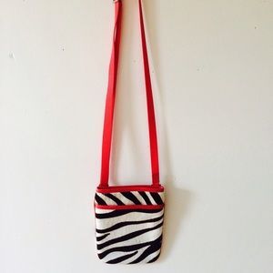 ❤️ DKNY Pony Hair Zebra Pattern Bag
