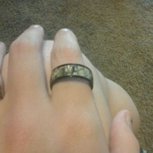 Mens camo wedding band size 10