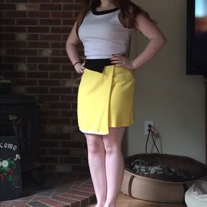 SENT TO THREDUP: Bebe Black White & Yellow