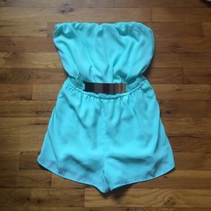 Charlotte Russe mint romper