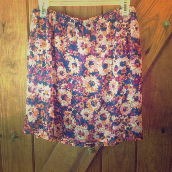 🌷Floral cinched skirt - Picture 1 of 3
