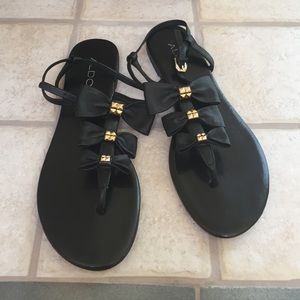 Aldo Bow Sandals size 8.5