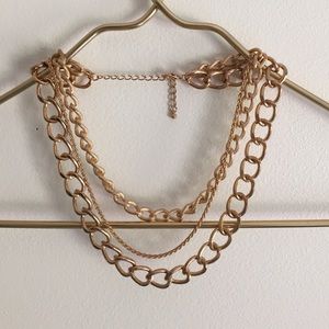 Gold chain necklace