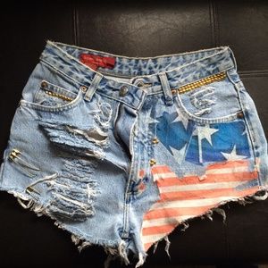 Custom cutoff shorts