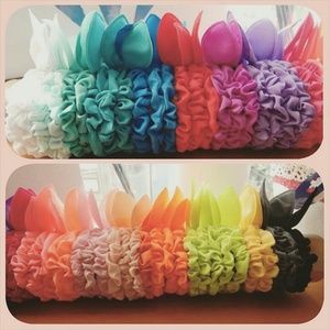 New Cute kawaii bunny hair tie scrunchies