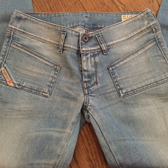 🆕 Diesel  Hushy Jeans NEW 27 x 32