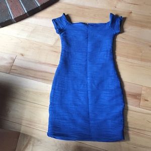 SENT TO THREDUP: Stretchy Blue Dress