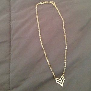 gold arrow necklace