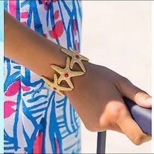 NWT Lilly Pulitzer Starfish Cuff Bracelet