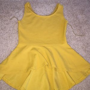 Yellow dressy top