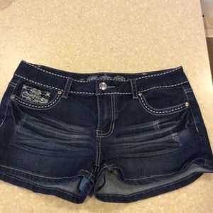 Papaya Shorts -Studded and Jeweled- size L