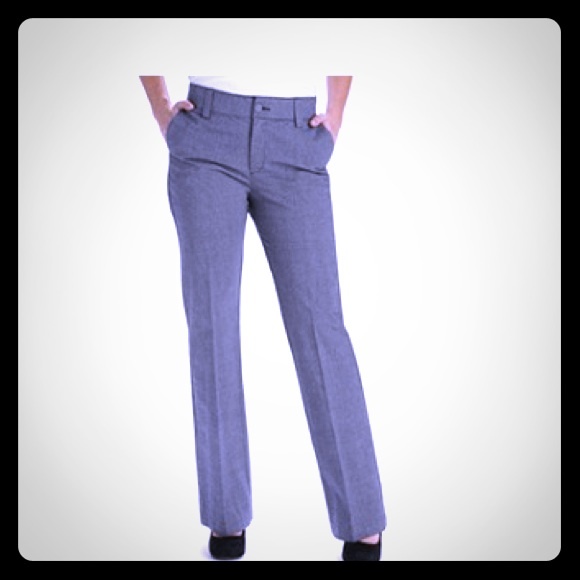 Lee dark charcoal gray comfort waistband pant