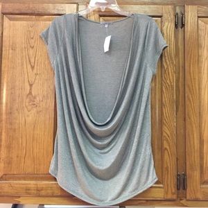 Sexy Charlotte Russe droop neck blouse! NWT