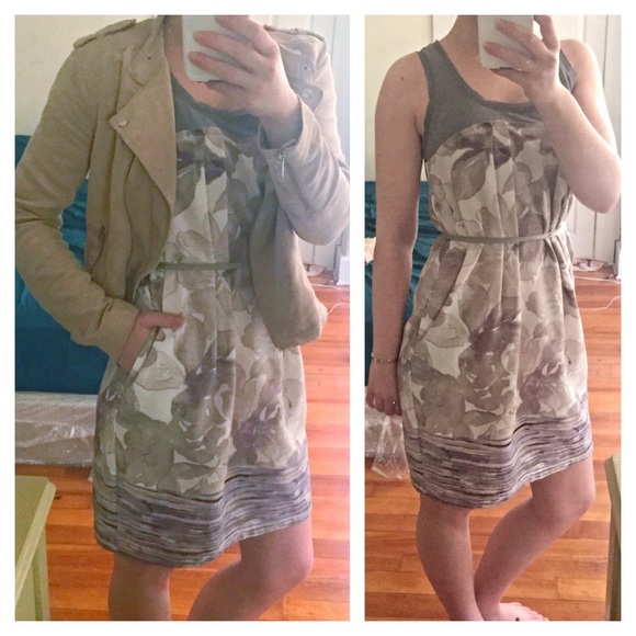 Simply Vera Floral Watercolor Dress - Picture 4 of 4