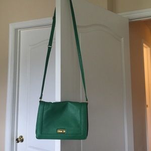 New Green jcrew over the shoulder bag or clutch