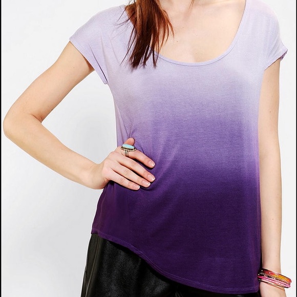 Ombré purple top