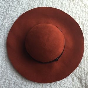 Fall Orange Floppy Hat