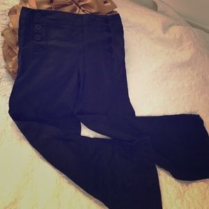 Max Studio 4 petite wide leg linen pants