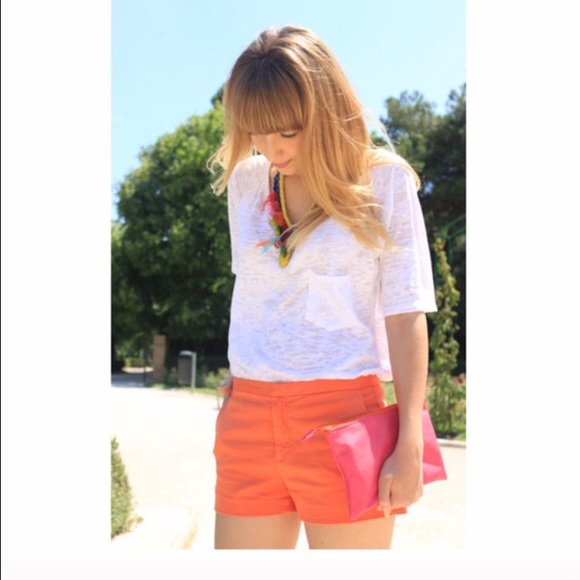 Orange summer shorts AX