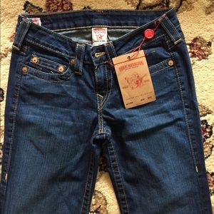 NEW! True religion jeans. Flare bottoms.