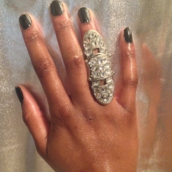 Silver Crystalized ring 💍💎 - Picture 2 of 4