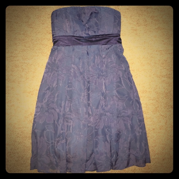 Blue Strapless Kitty dress