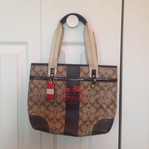 Coach Handbags - Small Coach Tote Bag