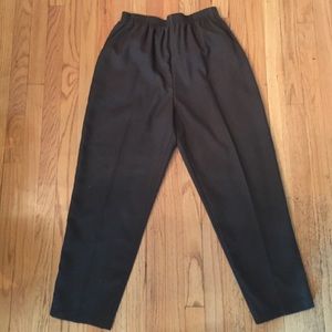 Olive green joggers with waistband