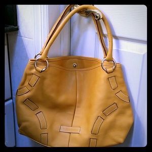 Genuine leather tote