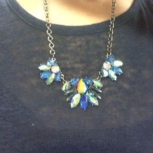 Blue stone necklace