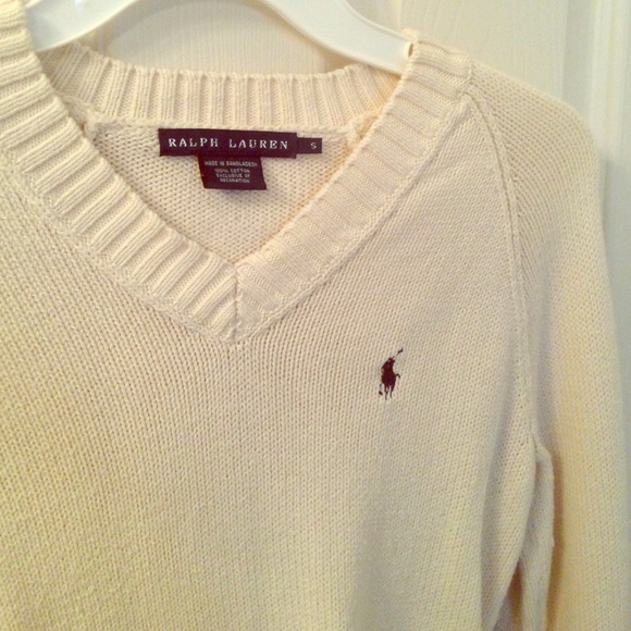 Ralph Lauren White Sweater