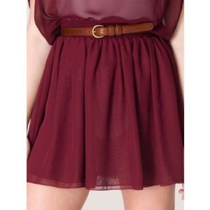 American Apparel Double Layer Chiffon Skirt