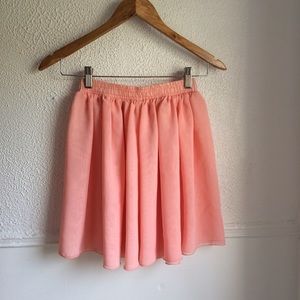 American Apparel Double Layer Chiffon Skirt