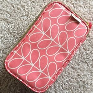 Orla Kiely Sweet Pea Double Zip Makeup bag