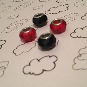 Black and red charms❤️♣️