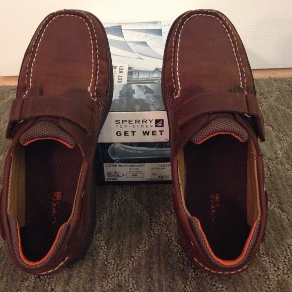 Sperry Top-Siders brown Velcro close - Picture 3 of 3
