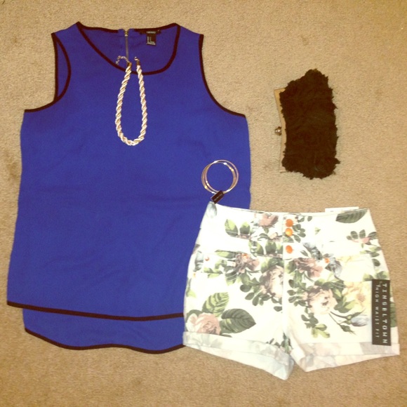Blue top from Forever 21