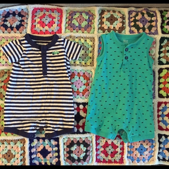 Carters newborn baby boy rompers