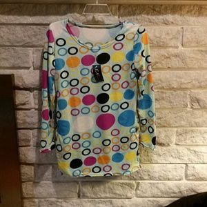 Blue circle 3/4 long top
