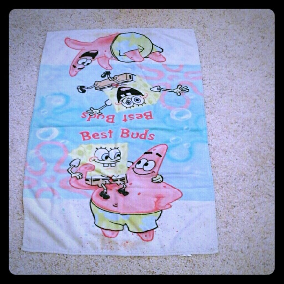 SpongeBob towel