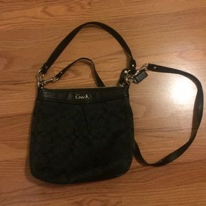 Black coach purse