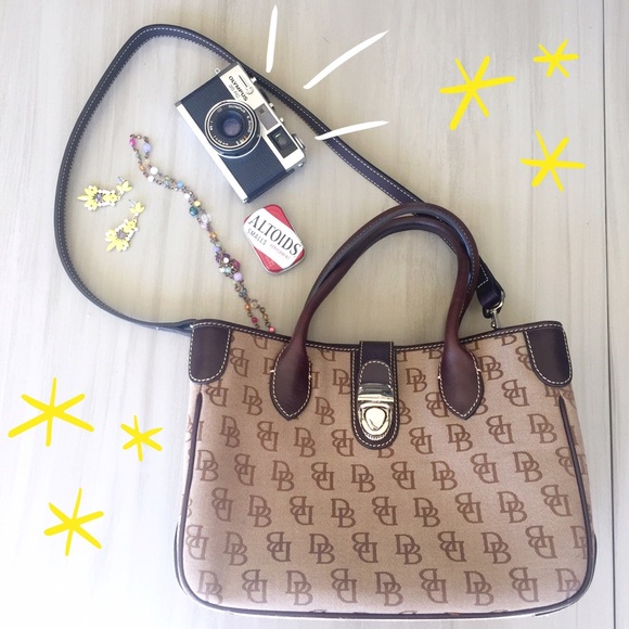 D&B Brown and Gold Purse