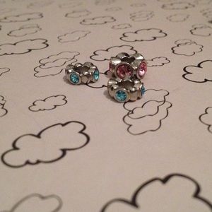 Blue and pink spacers