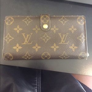 authentic Louis Vuitton fold wallet
