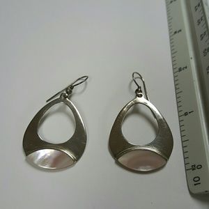 925 Dangling Earrings (Mother of Pearl )