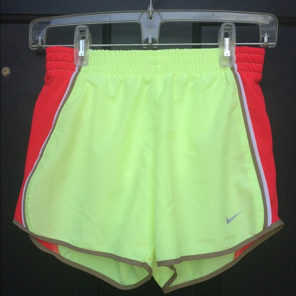 Nike Yellow Tempo Running Shorts - Picture 1 of 3