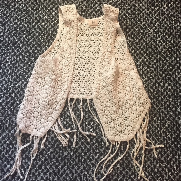 Crotchet fringe festival vest